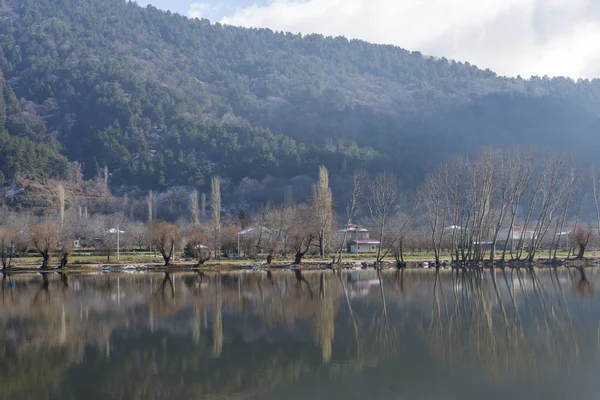 Sjön Golcuk Och Highland Viktig Semesterort Odemis Distriktet Izmir Provinsen — Stockfoto