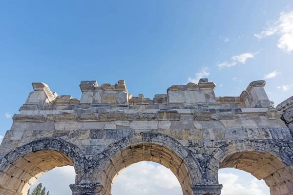 Antica Città Hierapolis Rovine Pamukkale Denizli Turchia — Foto Stock