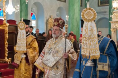 24 Nisan 2011 İstanbul.The Paschal Greeting, Paskalya Alkışı olarak da bilinir, Doğu Ortodoksları, Doğu Ortodoksları ve Doğu Katolik Hristiyanları arasında bir Paskalya geleneğidir..
