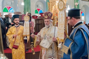 24 Nisan 2011 İstanbul.The Paschal Greeting, Paskalya Alkışı olarak da bilinir, Doğu Ortodoksları, Doğu Ortodoksları ve Doğu Katolik Hristiyanları arasında bir Paskalya geleneğidir..
