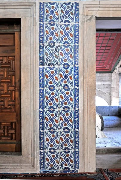 2010 Istanbul Turkey Rustem Paa Mesquita Tem Mais Belos Delicados — Fotografia de Stock