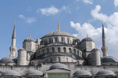 Dışarıdan sultanahmet camii.