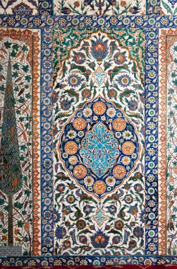 10 Mayıs 2010 İstanbul,Sultanahmet Camii iç. Fayans ve grafik şaşırtıcı.