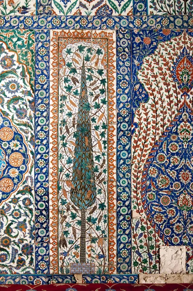 Травня 2010 Стамбул Блакитна Мечеть Інтер Єру Плитки Графіки Дивовижні — стокове фото