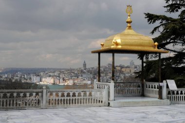 16 Mart 2010 İstanbul Türkiye.Topkapı Sarayı'nın Dış Cephesi.