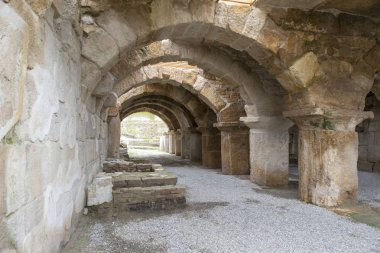 Denizli ili Buldan İlçesi Yenicekent ilçesindeki Antik Tripolis Sitesi.