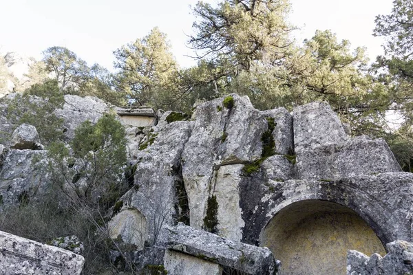 Termessos Fue Una Ciudad Pisidiana Construida Una Altitud Más 1000 — Foto de Stock