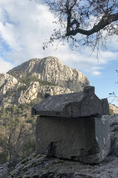 Termessos Een Pisidian Stad Gebouwd Een Hoogte Van Meer Dan — Stockfoto