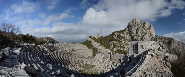 Termessos Foi Uma Cidade Pisidiana Construída Uma Altitude Mais 1000 — Fotografia de Stock