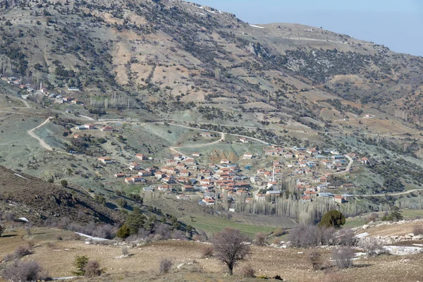 Χωριό Γιούκαριν Της Περιοχής Έρμενεκ Της Επαρχίας Κάρμαν — Φωτογραφία Αρχείου