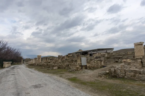 Antiguo Sitio Trípolis Prefectura Yenicekent Del Distrito Buldan Provincia Denizli —  Fotos de Stock