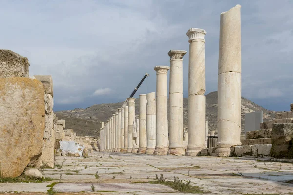 Antiguo Sitio Trípolis Prefectura Yenicekent Del Distrito Buldan Provincia Denizli —  Fotos de Stock
