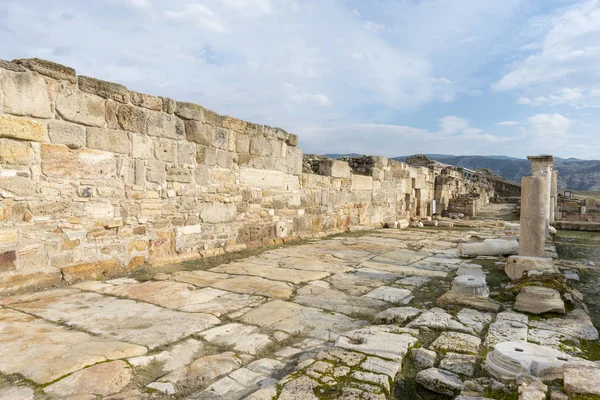 Antiguo Sitio Trípolis Prefectura Yenicekent Del Distrito Buldan Provincia Denizli — Foto de Stock
