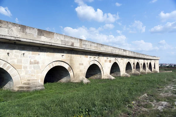 Longbridge Uzunkopru Sur Rivière Ergene Dans Province Edirne Turquie — Photo