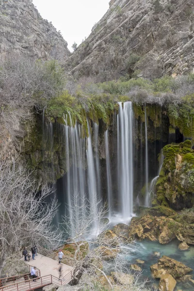 Yerkopru Cachoeira Desfiladeiro Rio Ermenek Está Localizado Uma Pequena Cidade — Fotografia de Stock