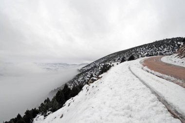 Keles ilçesinin Sorgun köyü ve çevresindeki dağlar. Bursa,Türkiye