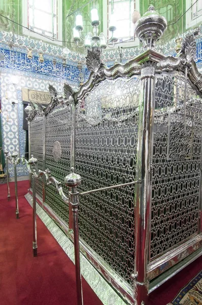 Лютого 2010 Стамбул Eyup Sultan Мечеть Гробниця Знаходиться Районі Ейп — стокове фото