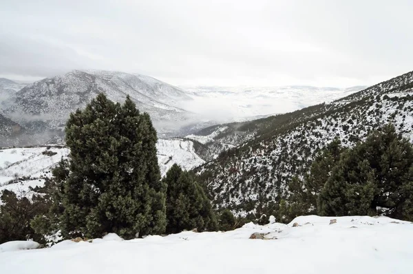 Vesnice Sorgun Okrese Keles Její Hory Bursa Turecko — Stock fotografie