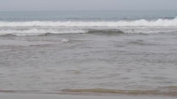 Una Spiaggia Sabbiosa Trascorrere Del Tempo — Video Stock