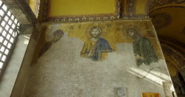 Hagia Sophia Voormalige Grieks Orthodox Christelijke Patriarchale Kathedraal Later Een — Stockvideo
