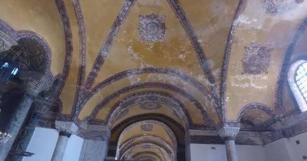 Santa Sofía Antigua Catedral Patriarcal Cristiana Ortodoxa Griega Más Tarde — Vídeos de Stock