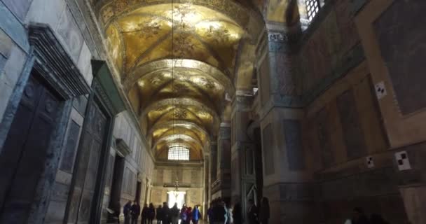 Hagia Sophia Voormalige Grieks Orthodox Christelijke Patriarchale Kathedraal Later Een — Stockvideo