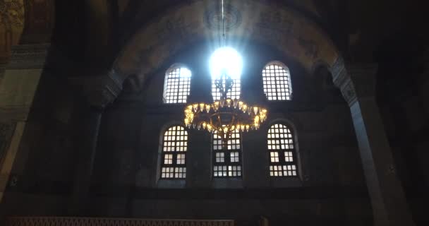 Hagia Sophia Former Greek Orthodox Christian Patriarchal Cathedral Later Ottoman — Stock Video