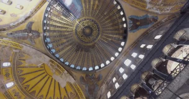 Hagia Sophia Voormalige Grieks Orthodox Christelijke Patriarchale Kathedraal Later Een — Stockvideo