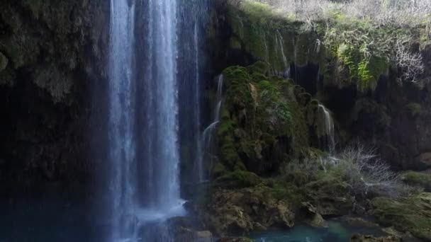 Cascata Yerkpr Nel Distretto Mut Nel Sud Della Turchia Mersin — Video Stock