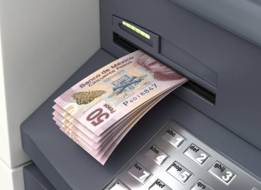 ATM Para Çekme Meksika Pesos