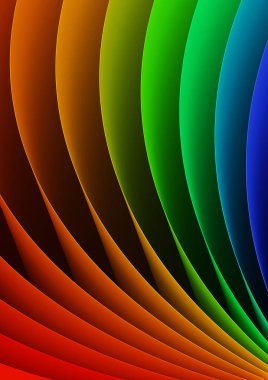 Gökkuşağı renkli arka plan (3d Render)