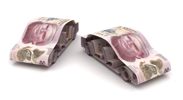 Car Finance Mexican Pesos — Stock Photo, Image