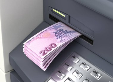 Türk Lira 'sının ATM' den çekilmesi