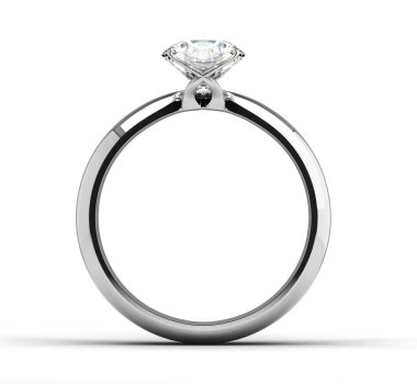 Solitaire ring clipart