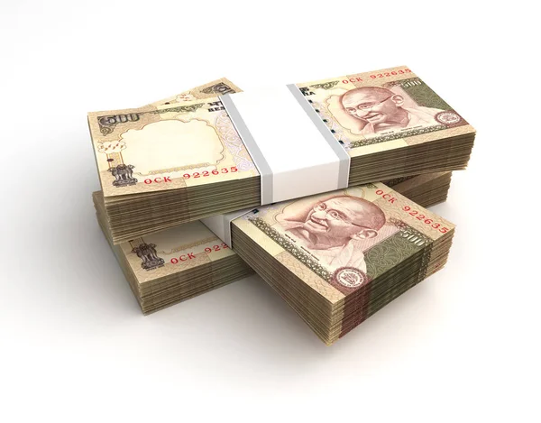Stack of Indian Rupee — Stock Photo, Image