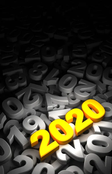 Año Nuevo 2020 y Viejo — Foto de Stock