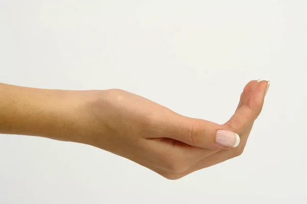 Mano de mujer para presentaciones — Foto de Stock