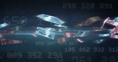 Flying Brazilian Real (seamless)