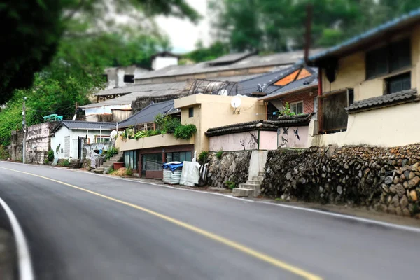 Landelijk Dorp Landschap Hapcheon Gun Gyeongsangnam Zuid Korea — Stockfoto