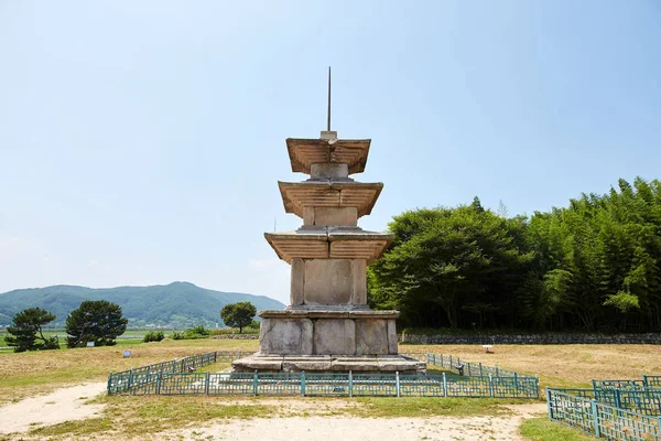 Pagodas Piedra Gameunsa Temple Site Gyeongju Corea — Foto de Stock