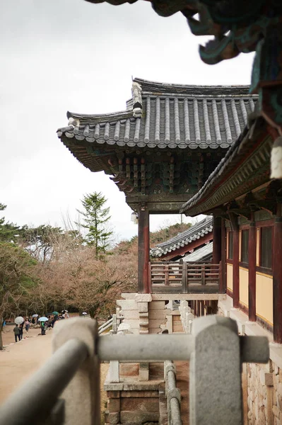 Bulguksa Буддійського Храму Кьонджу Південна Корея — стокове фото