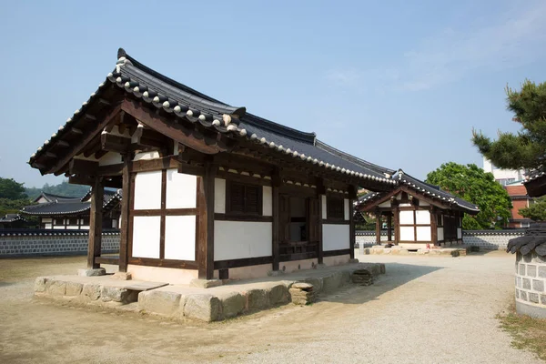 Gyeonggijeon Hall Známé Turistické Místo Jeonju Hanok Village — Stock fotografie
