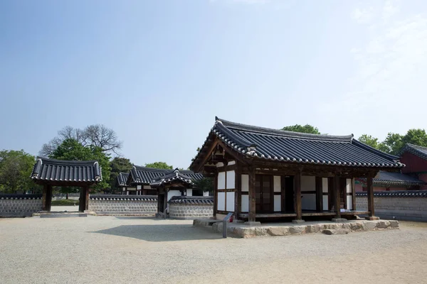 Gyeonggijeon Hall Famoso Ponto Turístico Jeonju Hanok Village — Fotografia de Stock