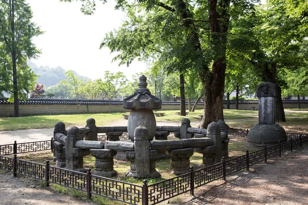 Gyeonggijeon Hall Famoso Lugar Turístico Jeonju Hanok Village — Foto de Stock