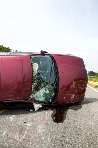 Een Afbeelding Van Verkeer Ongeval — Stockfoto