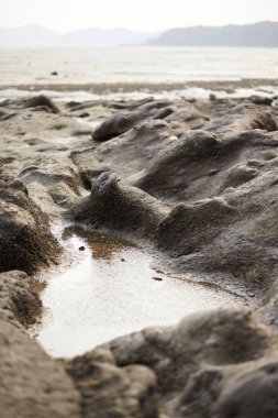 Myun bir kayadır turizm sitesi Kore.