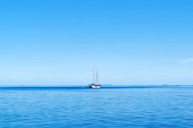 Fiji adasının deniz manzara.