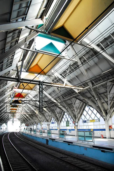 Cenário Das Estações Trem Coréia — Fotografia de Stock