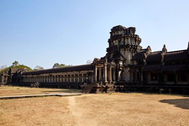 Kamboçya Angkor Wat tarihi sitedeki.