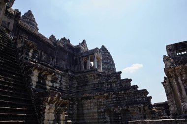 Kamboçya Angkor Wat tarihi sitedeki.